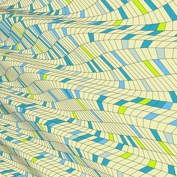 カラフルなモザイクの背景。多角形のベクトル図. — ストックベクタ