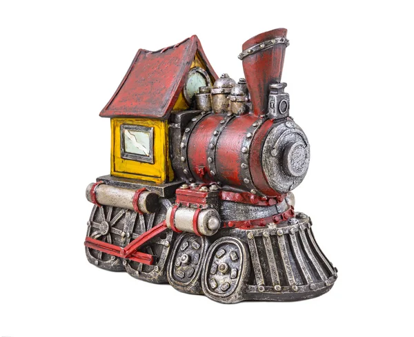 Model of steam locomotive — Stock Photo, Image