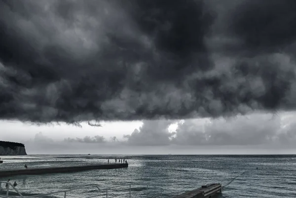 Sturm über dem Meer — Stockfoto