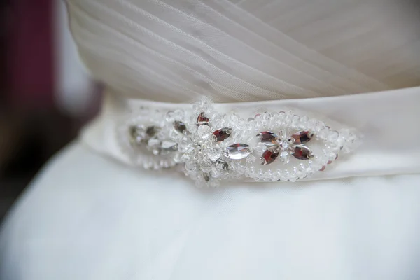 Close up wedding dress — Stock Photo, Image