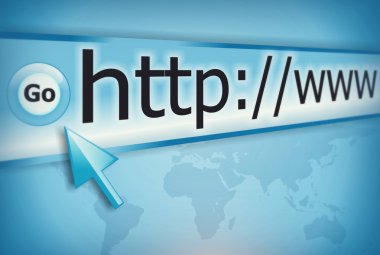 Internet adresi, bilgisayar ekranı