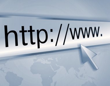 Internet adresi, bilgisayar ekranı