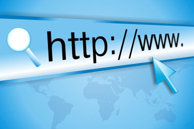 Internet adresi, bilgisayar ekranı