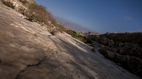 ユダヤ砂漠の岩山の風景 — ストック写真