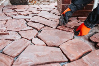 Stone Paving Yürüyüşü - Kaldırımlı Çimento Blokları - Güçlü, Dayanıklı Yüzey