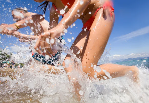 Zábavné letní Beach — Stock fotografie