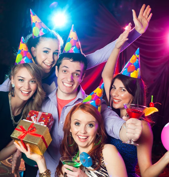 Young company celebrates birthday Stock Picture