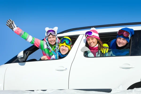 Go to winter vacations — Stock Photo, Image