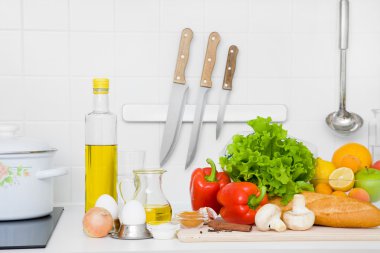 Mutfak yemek ve mutfak eşyaları