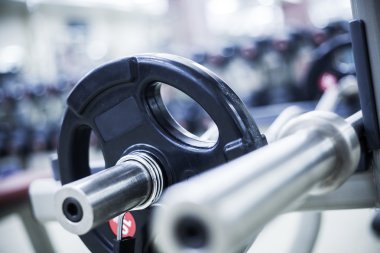 demir halter salonunda