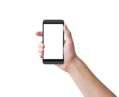 Sağ el içinde smartphone