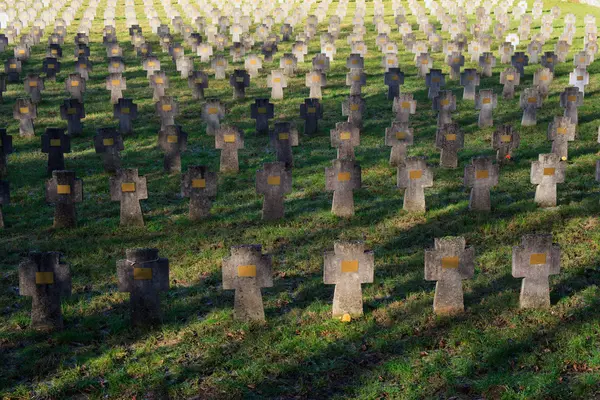 Aurisina Cementerio Austro-Húngaro de la Primera Guerra Mundial — Foto de Stock
