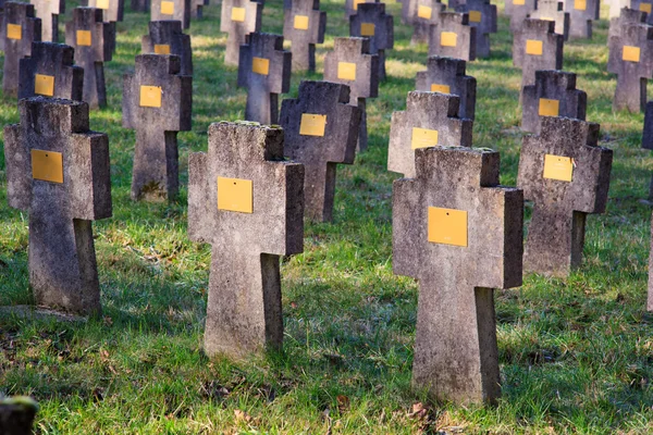 Aurisina Cimitero Austro-Ungarico della Prima Guerra Mondiale — Foto Stock