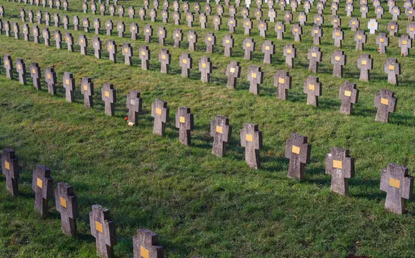 Aurisina Cimitero Austro-Ungarico della Prima Guerra Mondiale — Foto Stock