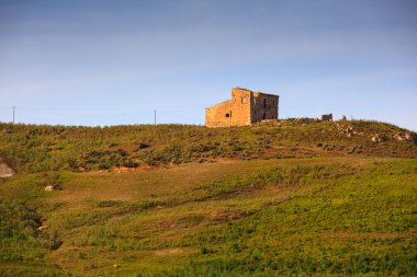 Sicilya kırsal çiftlik evi