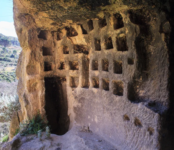 Bysantinska byn, Calascibetta — Stockfoto