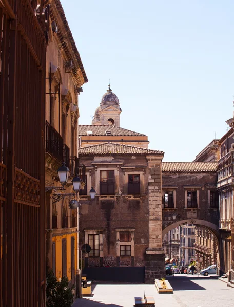 Via Dei Crociferi, Catania — Stok fotoğraf