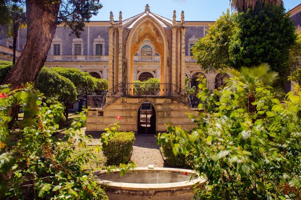 Het Benedictinarum klooster, Catania — Stockfoto