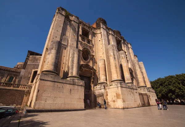 Catedral de San Nicolás l 'Arena, Catania — Foto de Stock