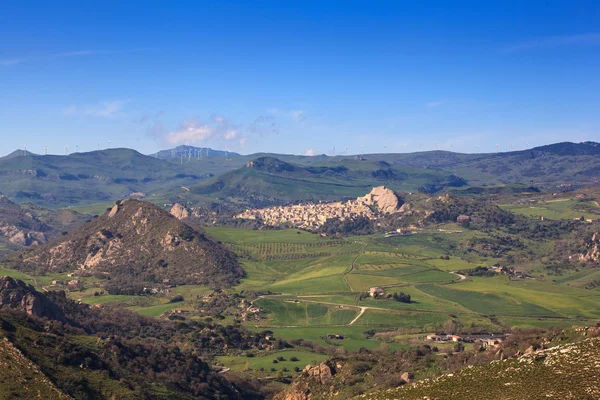 Vista de Sperlinga, Italia —  Fotos de Stock