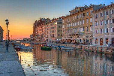 Canal Grande, Trieste görünümünü