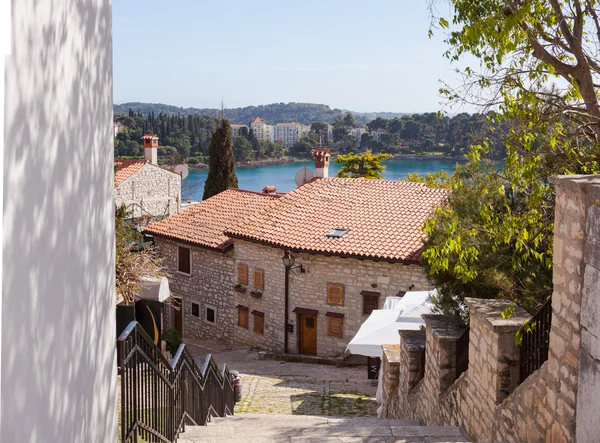 Gasse von Rovinj — Stockfoto