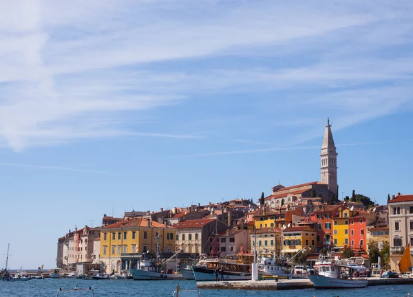 Rovinj pequeña ciudad en Istria, Croacia — Foto de Stock