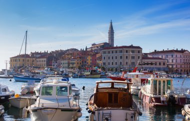 Rovinj küçük şehir Istria, Hırvatistan