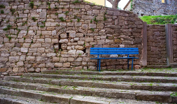 Vue du banc bleu — Photo