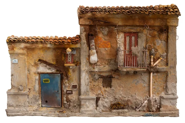 Artesanato, casa em miniatura — Fotografia de Stock