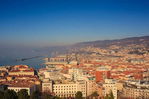 Vista dall'alto di Trieste — Foto Stock
