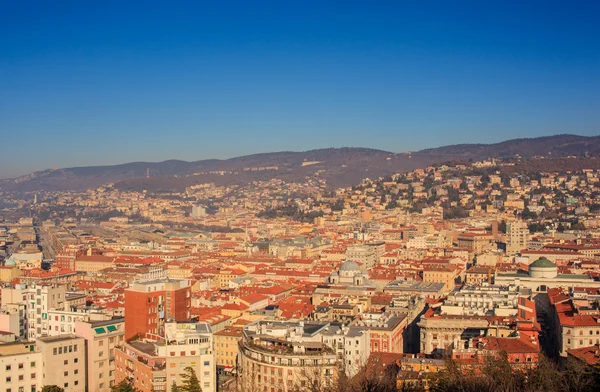 Bovenaanzicht van Trieste — Stockfoto