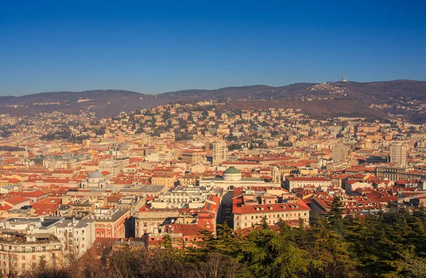 Bovenaanzicht van Trieste — Stockfoto