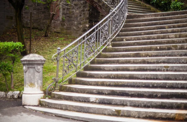 トリエステの古い階段 — ストック写真