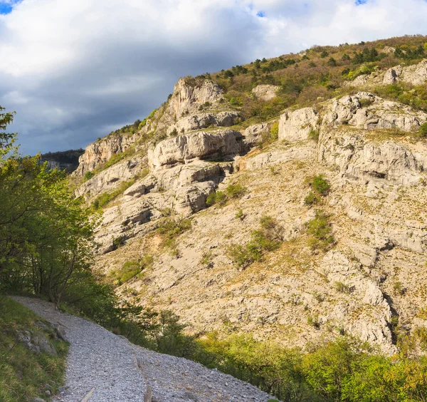 Val Rosandra 的视图 — 图库照片