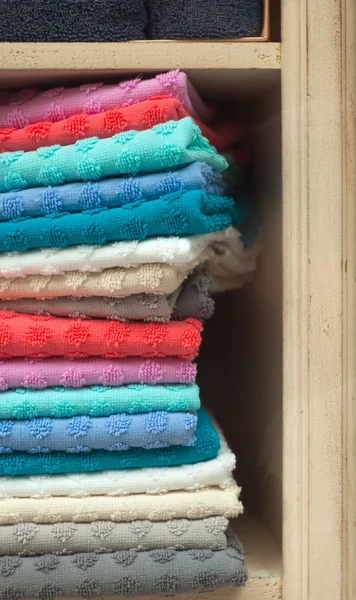 Stack of softness towels — Stock Photo, Image