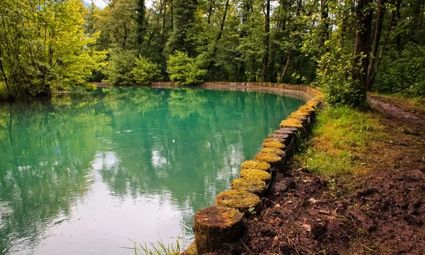 Řeka v místě Livenza, — Stock fotografie