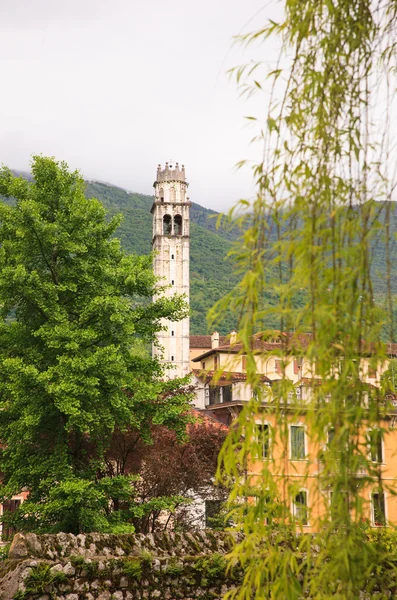 San Giacomo zvonice, Polcenigo — Stock fotografie