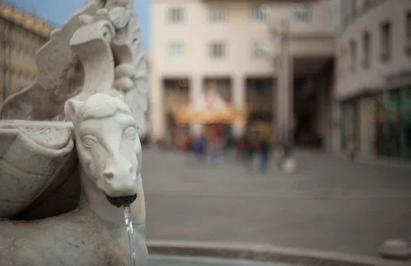 Primer plano de la fuente Trieste — Foto de Stock