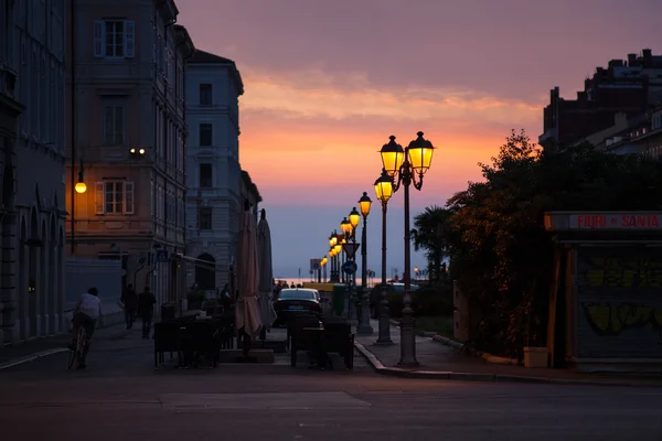 Lanterna stradale, Trieste — Foto Stock