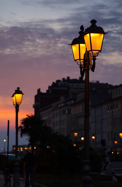 Lanterna stradale, Trieste — Foto Stock