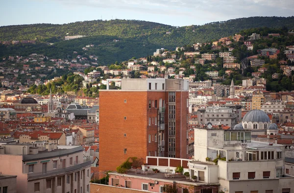 Veduta dei tetti di Trieste — Foto Stock