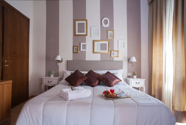 Schlafzimmer des Hotels — Stockfoto