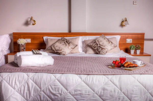 Schlafzimmer des Hotels — Stockfoto
