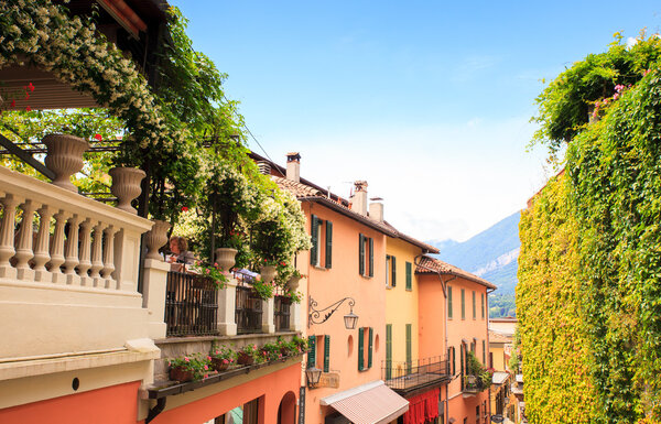 BELLAGIO, ITALY - JUNE, 12: View of picturesque alley of Bellagio on june 12, 2016