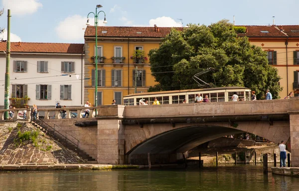 Vista de Darsena, Milão — Fotografia de Stock