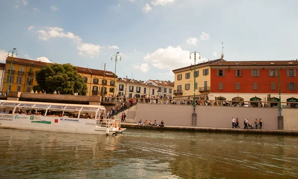 Vista de Darsena, Milão — Fotografia de Stock