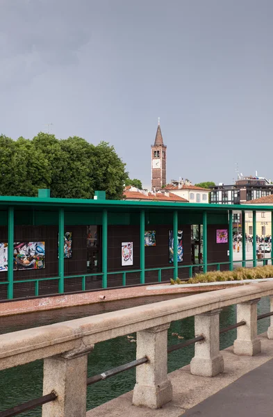 Veduta di Darsena, Milano — Foto Stock