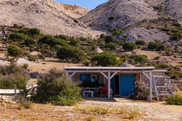 Casa Zona Rural Stara Baska Krk Croácia — Fotografia de Stock