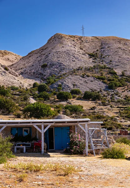 Haus Der Landschaft Von Stara Baska Krk Kroatien — Stockfoto